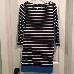 Southern Tide navy striped dress